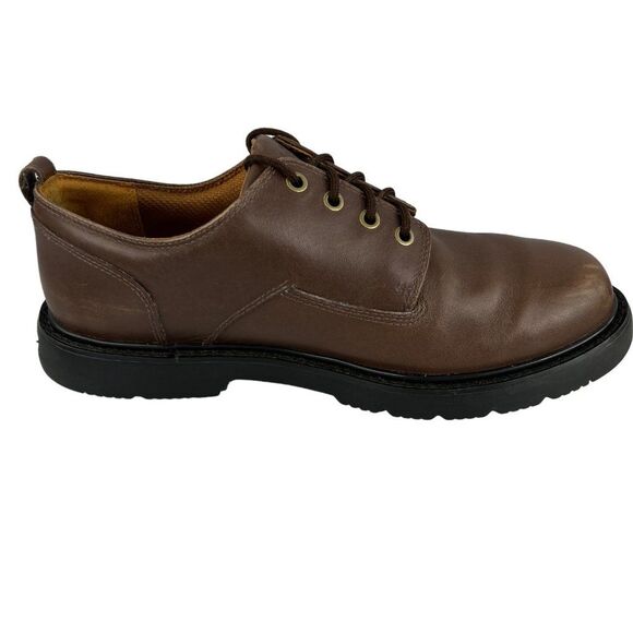 Timberland Men's Classic Waterproof Brown Leather Oxford  Size 11.5 - Picture 8 of 16